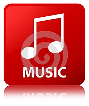 Music (tune icon) red square button