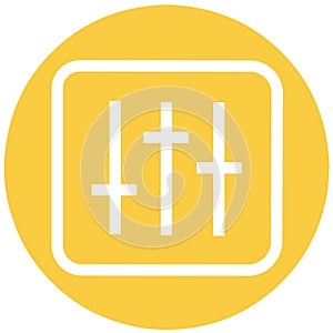 music tune icon, simple music concept