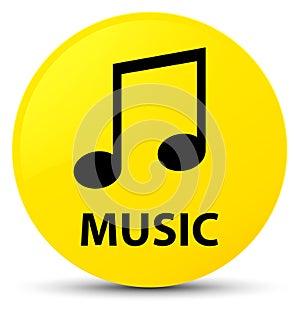 Music (tune icon) yellow round button