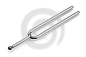 Music Tuning Fork. 3d Rendering