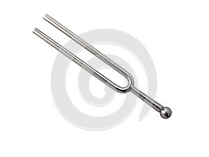 Music tuning fork isolated