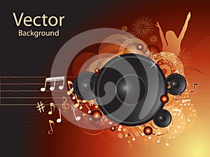 Music vector background