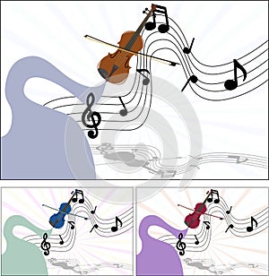 Music of the violin photo