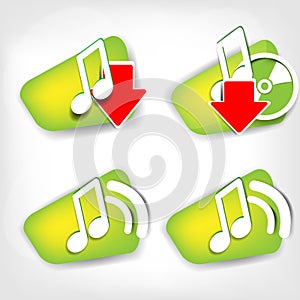 Music web icon