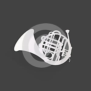 Music wind instruments icon