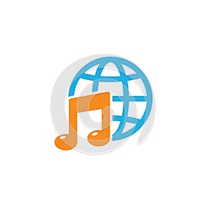 Music World Logo Icon Design