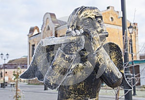 Musical angel in the city of Tobolsk