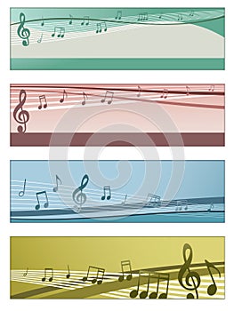 Musical banners