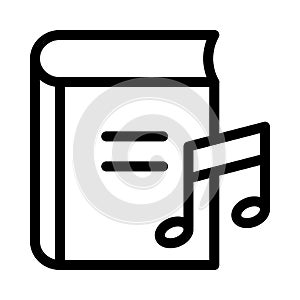 Musical book icon