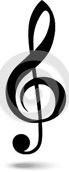 Musical Clef. Vector Ilustration