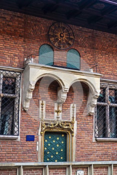 Musical clock of the Collegium Maius in Krakow, Poland