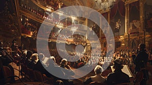 Musical Extravaganza: Concert at Vienna Hall in 18th Century