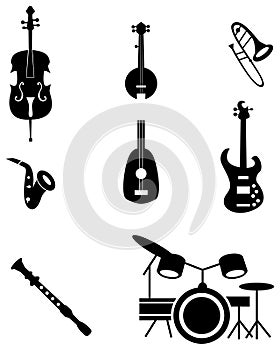 Musical Instrument Icon Set