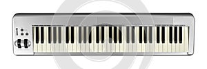 Musical instrument - MIDI keyboard white background isolated