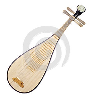 Musical instrument pipa of china photo