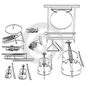 Musical instruments - orchestra