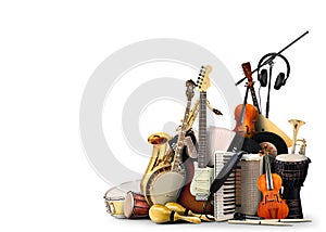 Musical instruments photo