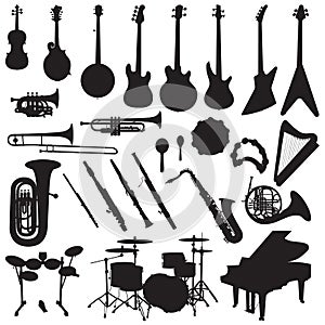 Musical Instruments Vector photo