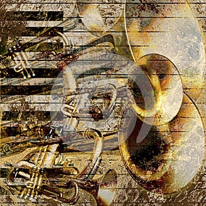 Musical jazz background