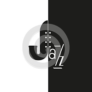 Musical jazz logo