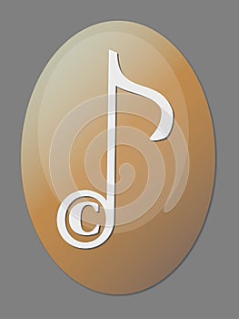 Musical Notation Copyright Icon