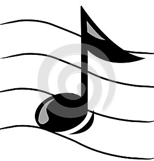 Musical note photo