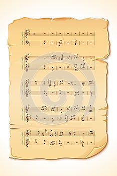 Musical Note Sheet