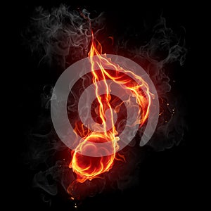 Musical note symbol.