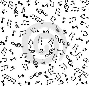 Musical Notes Background