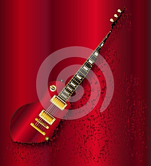 Musical Notes Guitar