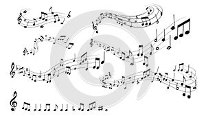 Musical notes photo