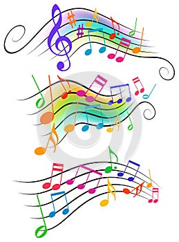 Musical notes photo