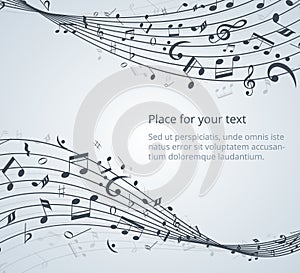 Musical notes photo