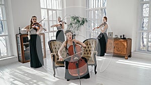 Musical Quartet And Its Perfomance photo