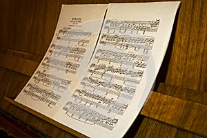 Musical Score - Sonata
