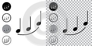 Musical symbols , Elements of musical symbols, icons and annotations. music icon