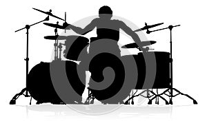 Musician Drummer Silhouette