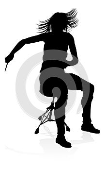 Musician Drummer Silhouette