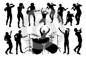 Musician Group Silhouettes