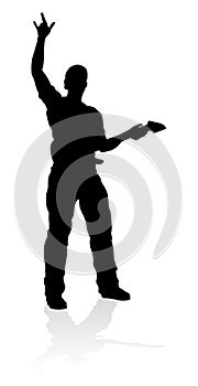 Musician Guitarist Silhouette