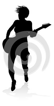 Musician Guitarist Silhouette