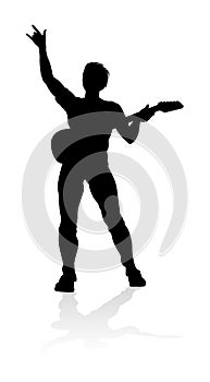 Musician Guitarist Silhouette