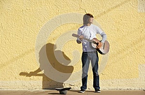 Musician on Sidewalk