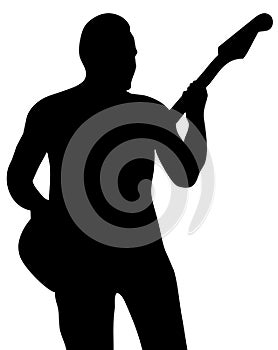 Musician silhouette