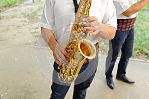 Musician with Tube