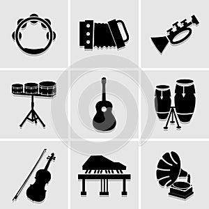 Musicians icons great for any use. Vector EPS10.