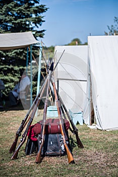 Musket or muzzle loading guns