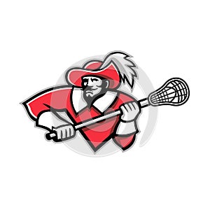 Musketeer Lacrosse Mascot