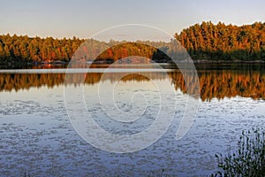 Muskoka Lake at Sunset photo