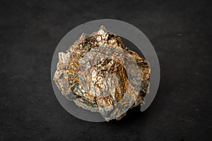 Muskovit gemstone sparkling because of high content of metal elements